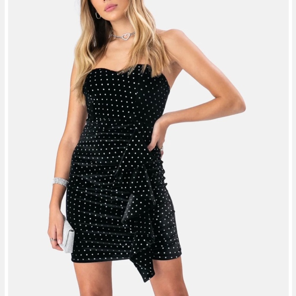 Beautiful Black Strapless mini dress⭐️NWT⭐️